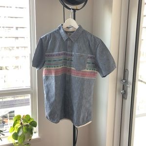 Vans Short Sleeve Button Down